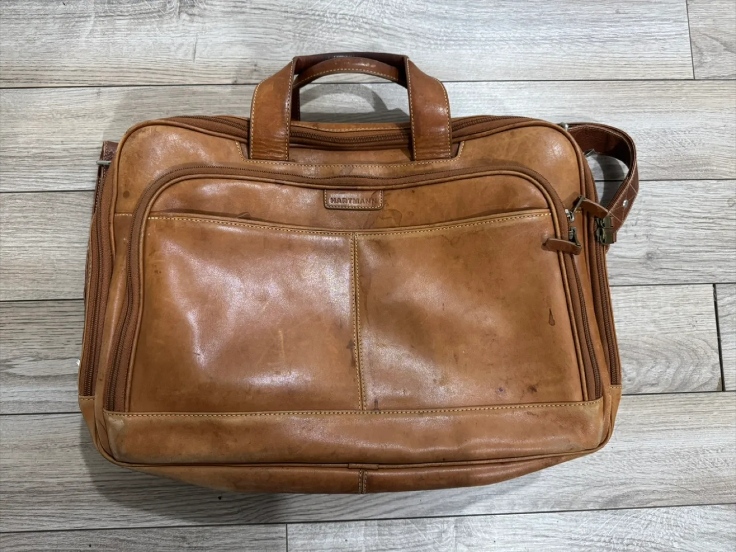 Hartmann Leather Briefcase image indicator(4)