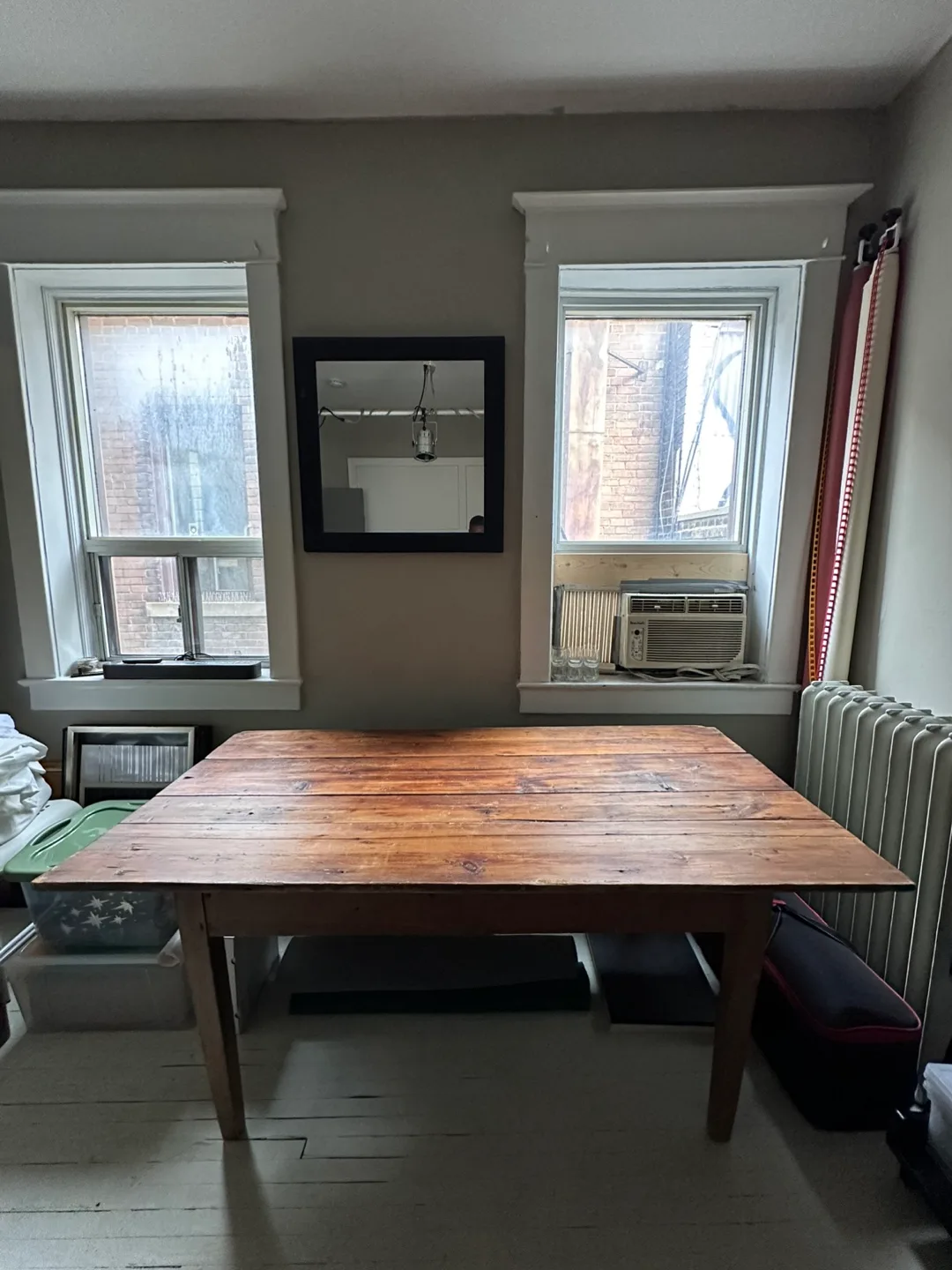 Rustic Farmhouse Wooden Table thumbnail