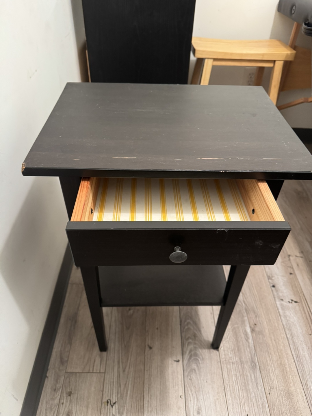 IKEA NORDLI Black-Brown Nightstand - photo 2