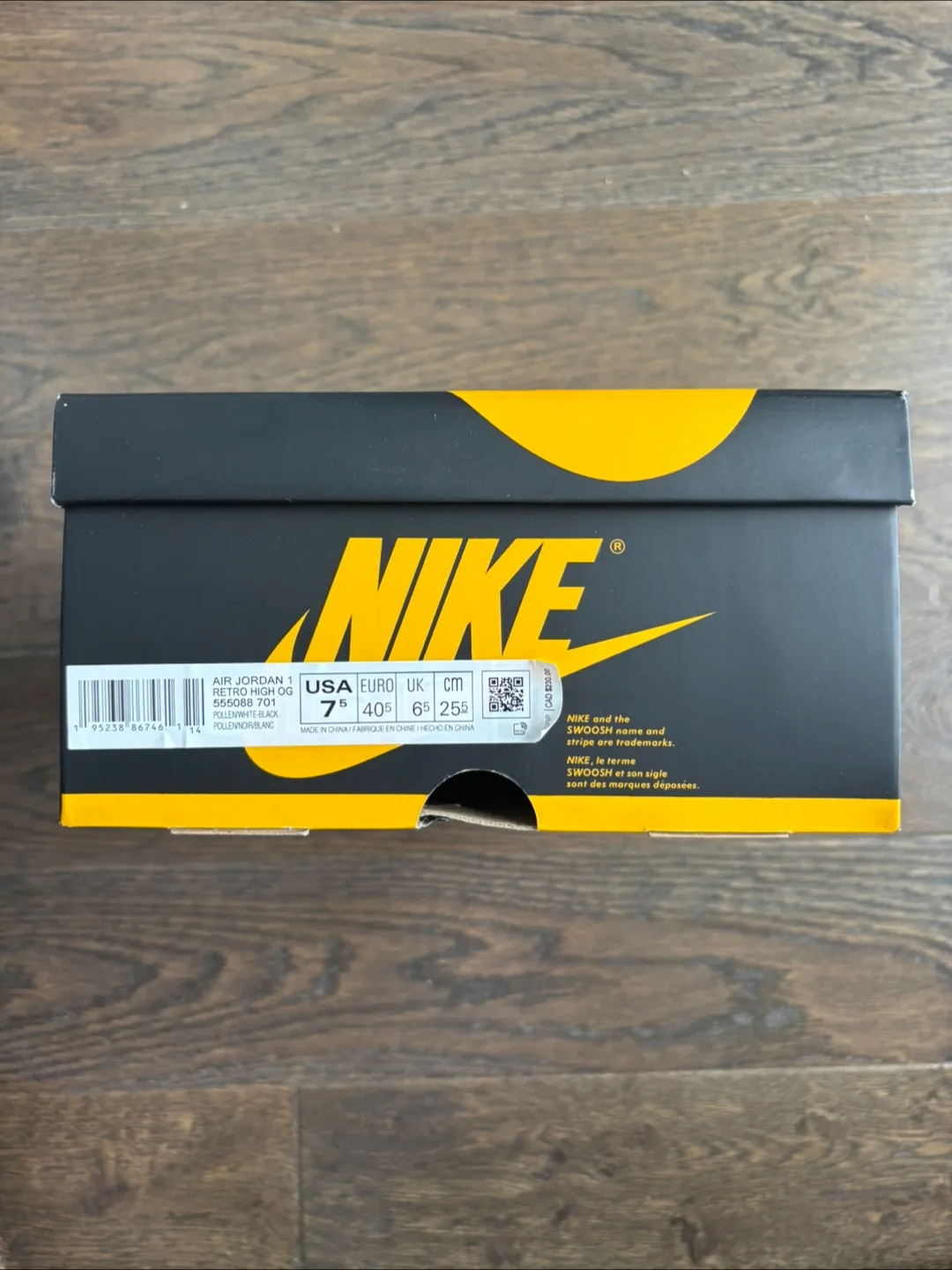 Air Jordan 1 Retro High OG 'Pollen' image indicator(3)