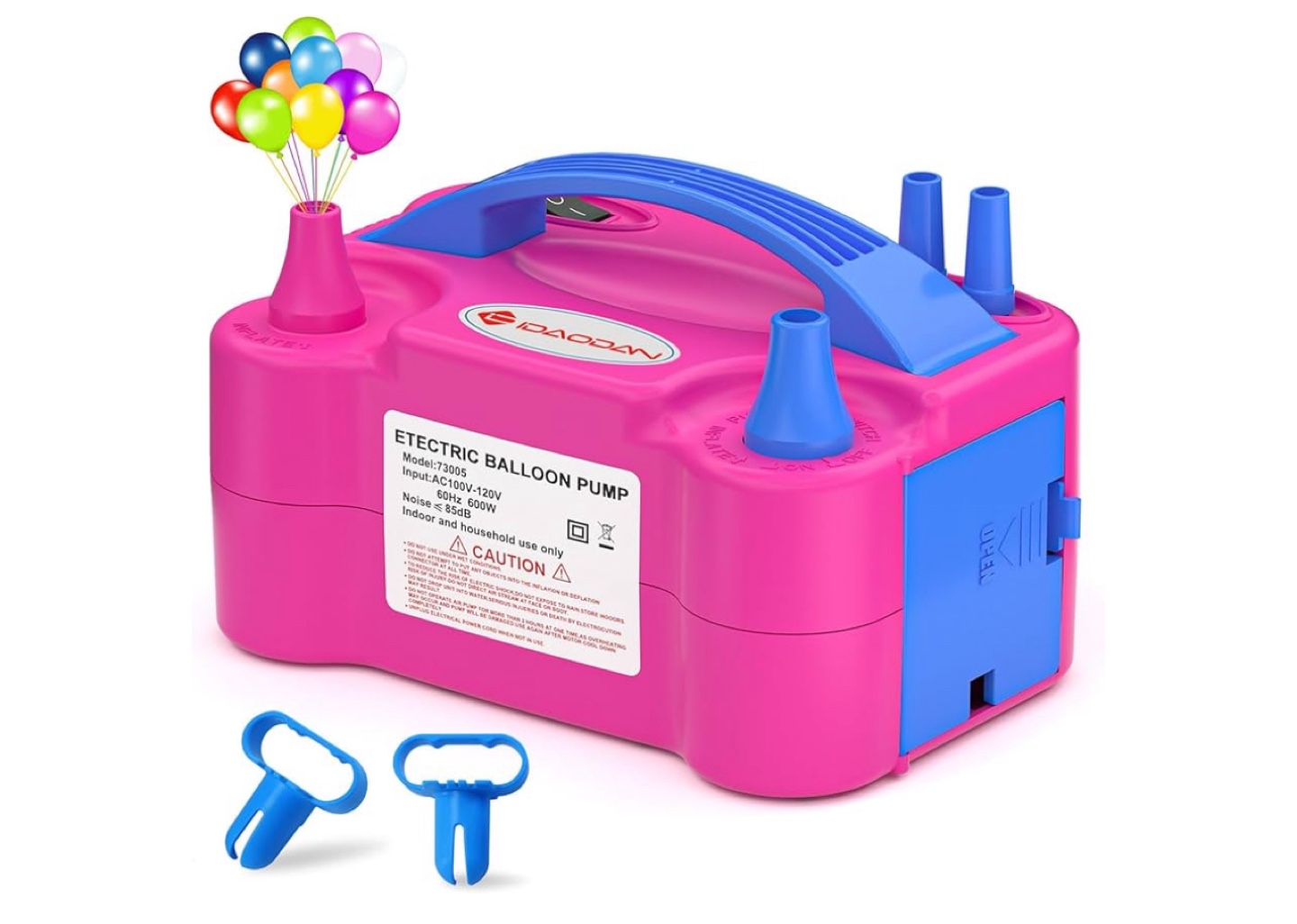 Pink Electric Balloon Pump - Model #73095