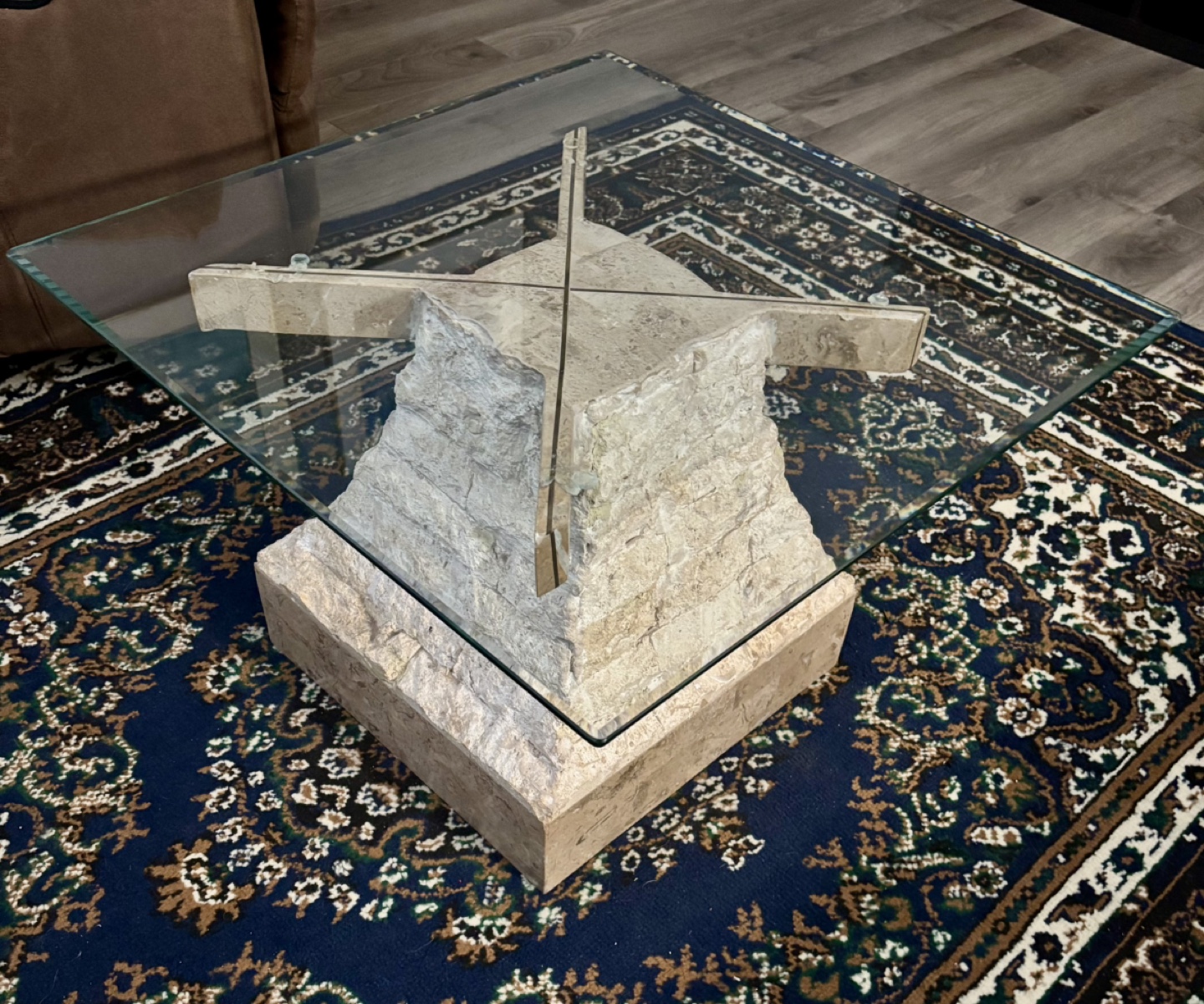 Unique Stone and Glass Tables