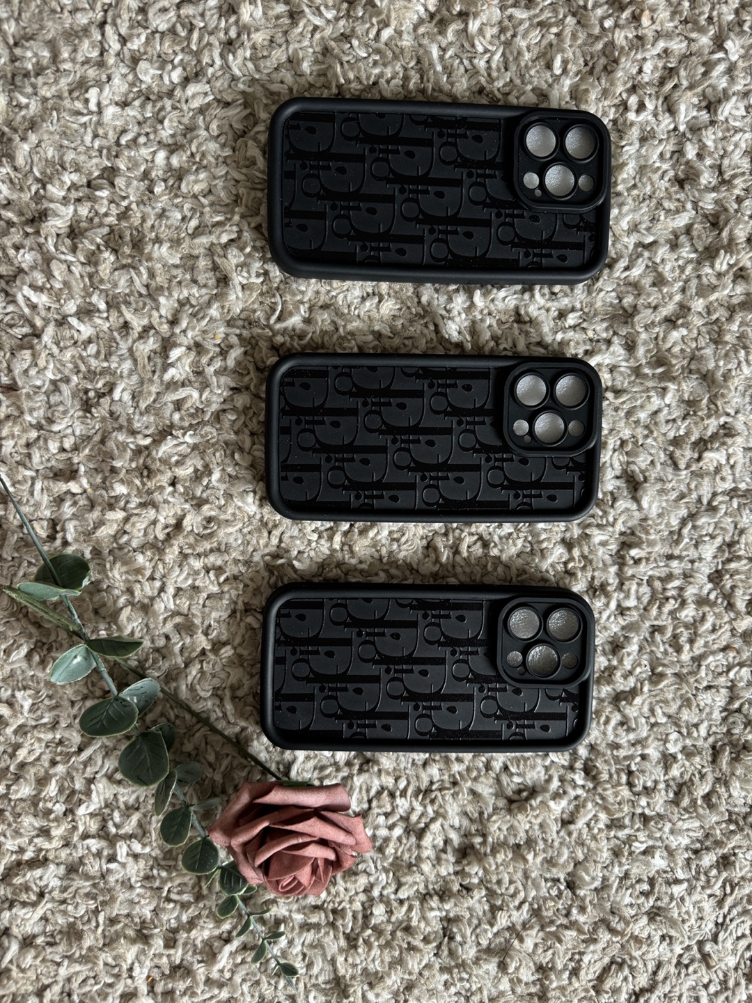 Matte Black Dior iPhone 16 pro max Case - photo 2
