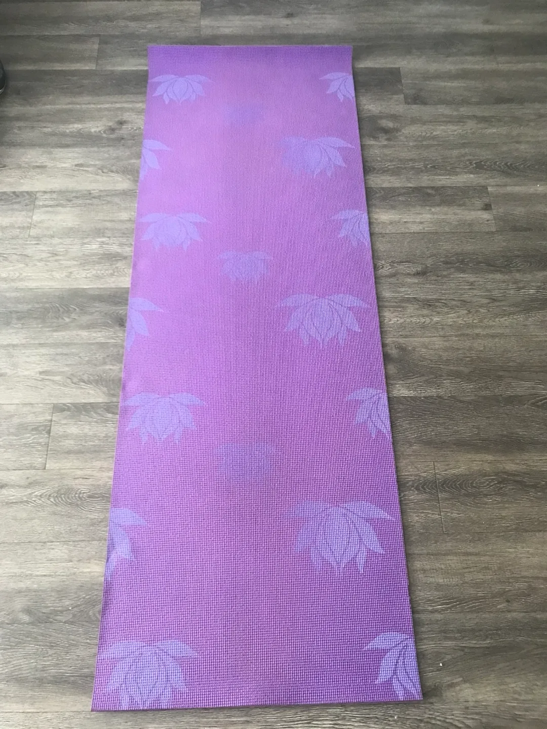 Purple Yoga Mat with Carrying Bag thumbnail
