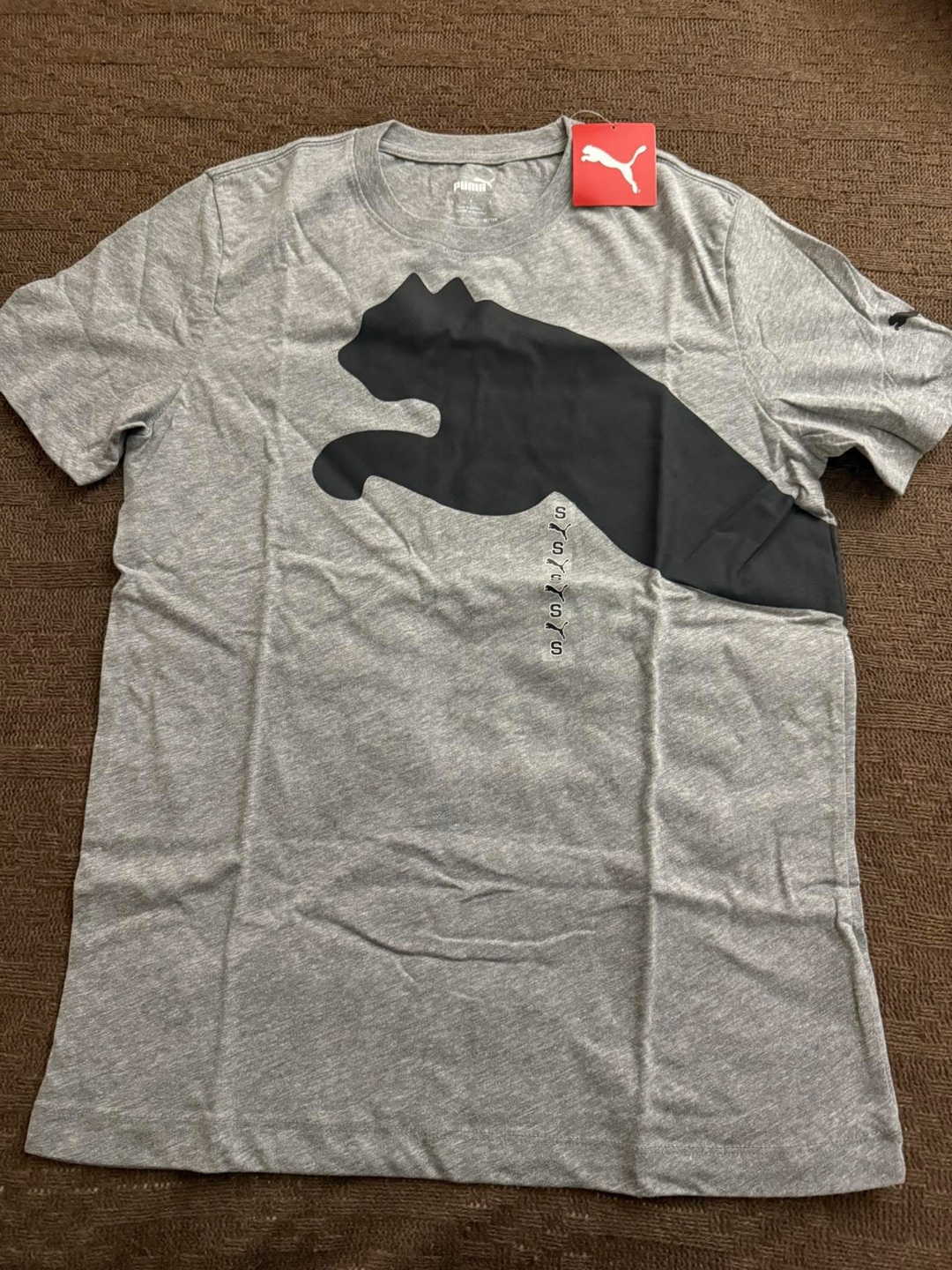 Puma Men's Grey T-Shirt
