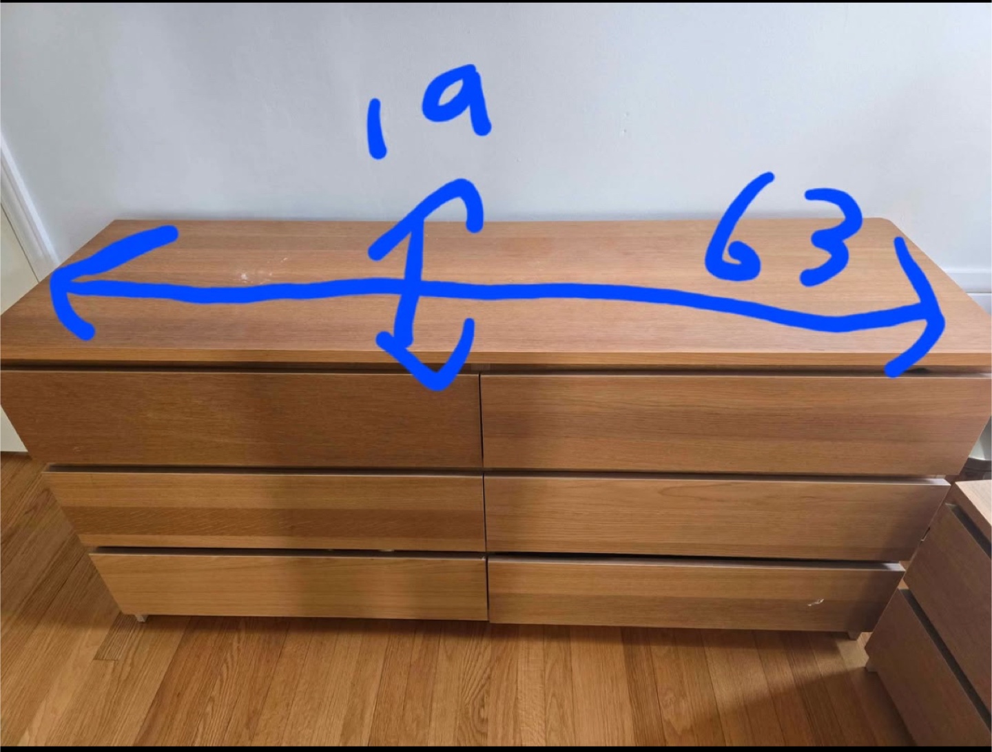 IKEA HEMNES 6-Drawer Dresser and 2 Nightstands - photo 2