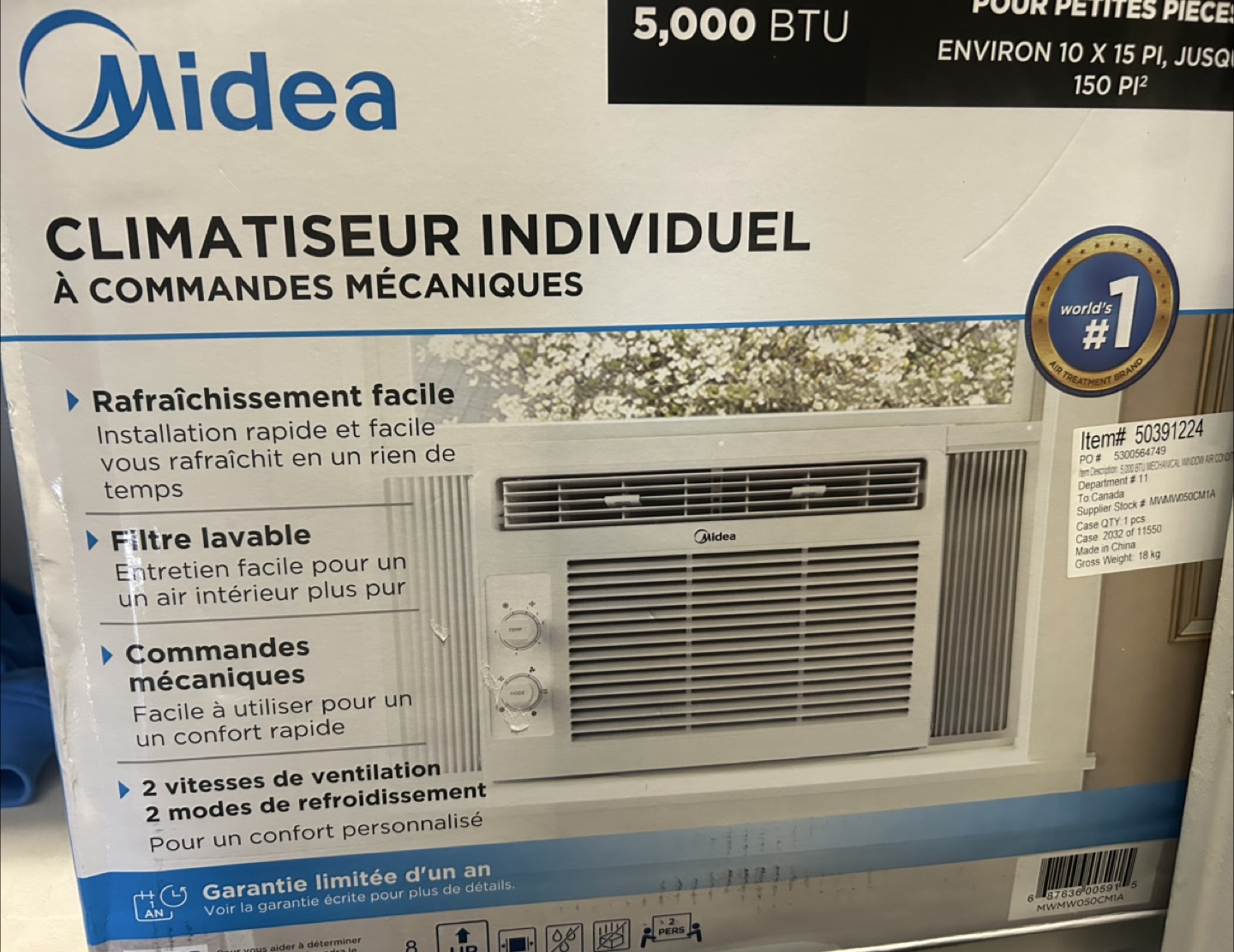 Midea 5000 BTU Window Air Conditioner