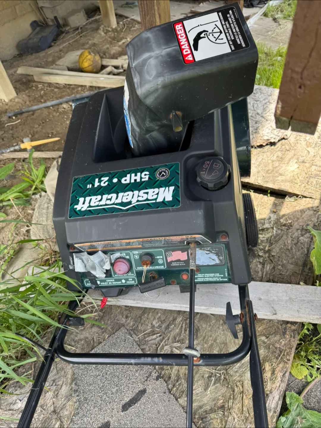 Mastercraft SHP 21" Snowblower image indicator(2)