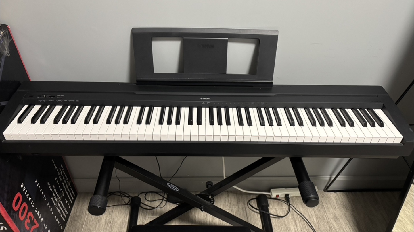 Yamaha P-45B Digital Piano with Stand and Bench - photo 3