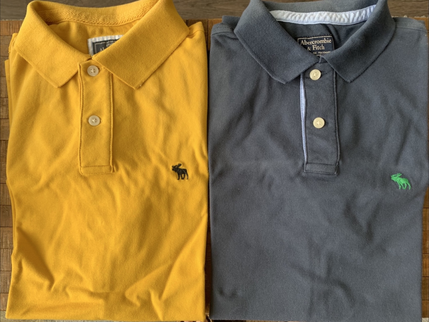 Abercrombie & Fitch Men's Polo Shirts (Vintage)