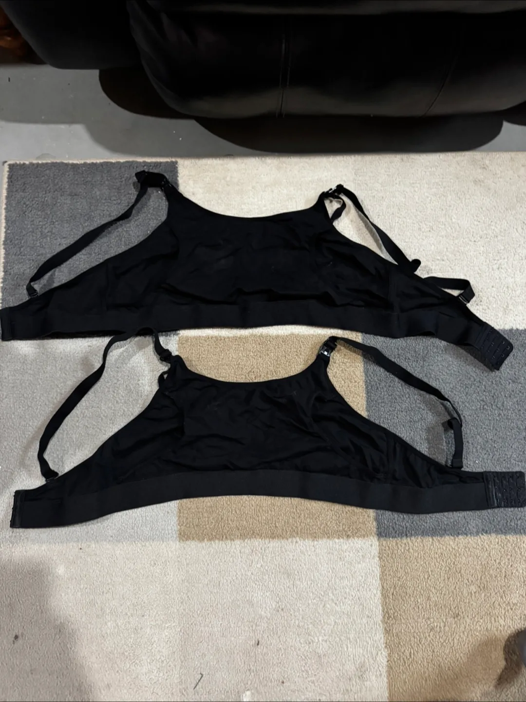 Two Black Nursing Bras thumbnail