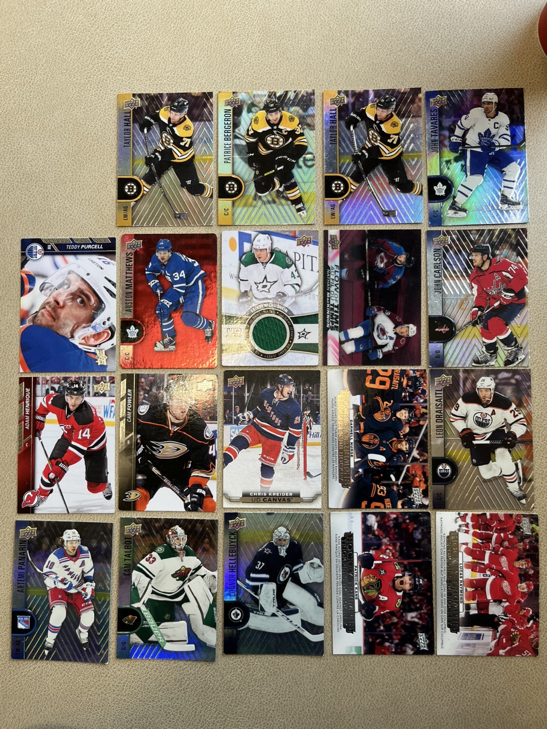 Collection of Hockey Cards - Upper Deck19 Total
