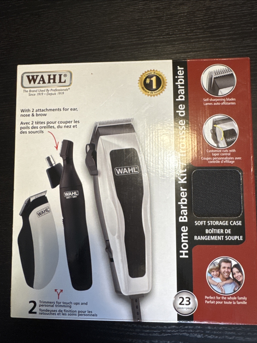 Wahl Home Barber Kit - 23 Piece Haircutting Kit
