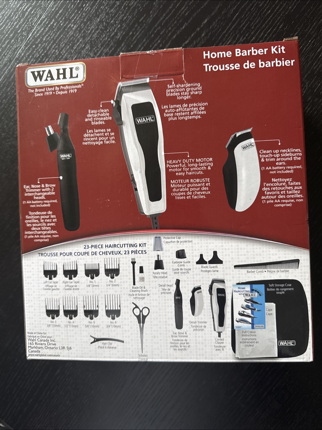 Wahl Home Barber Kit - 23 Piece Haircutting Kit - photo 2