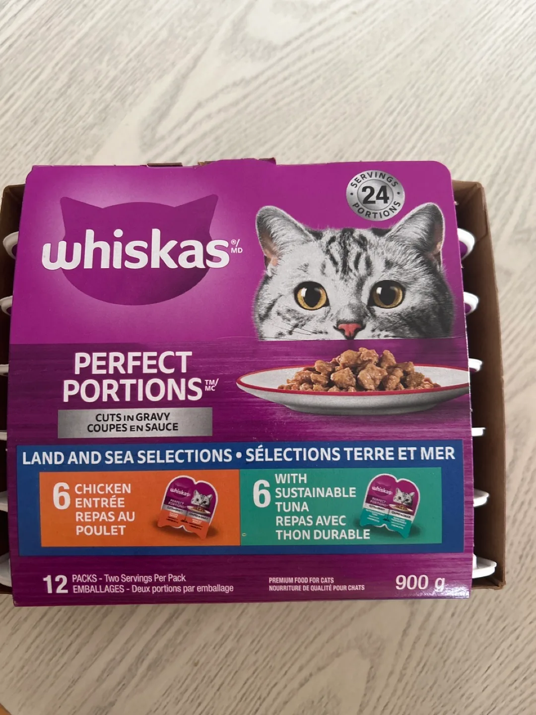Whiskas Perfect Portions Cat Food - Land and Sea Selection thumbnail