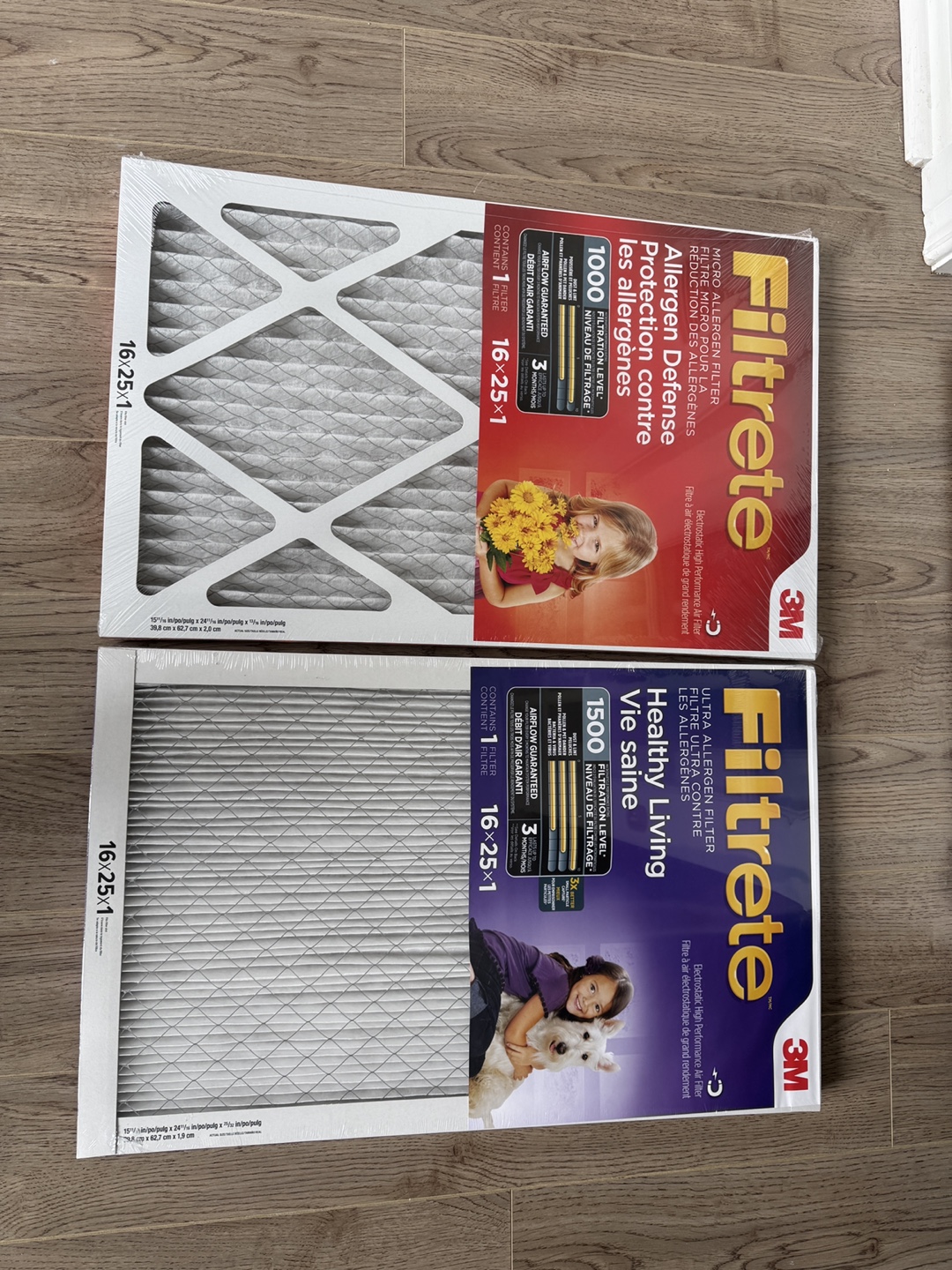 3M Filtrete 16x25x1 Allergen Defence Air Filters