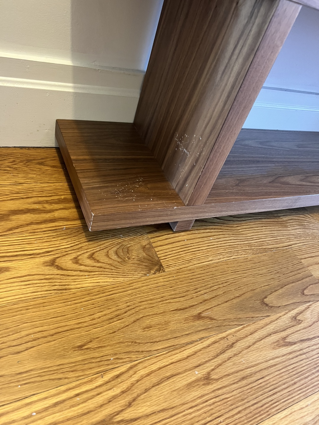 Modern Walnut Wood Bookcase - photo 3