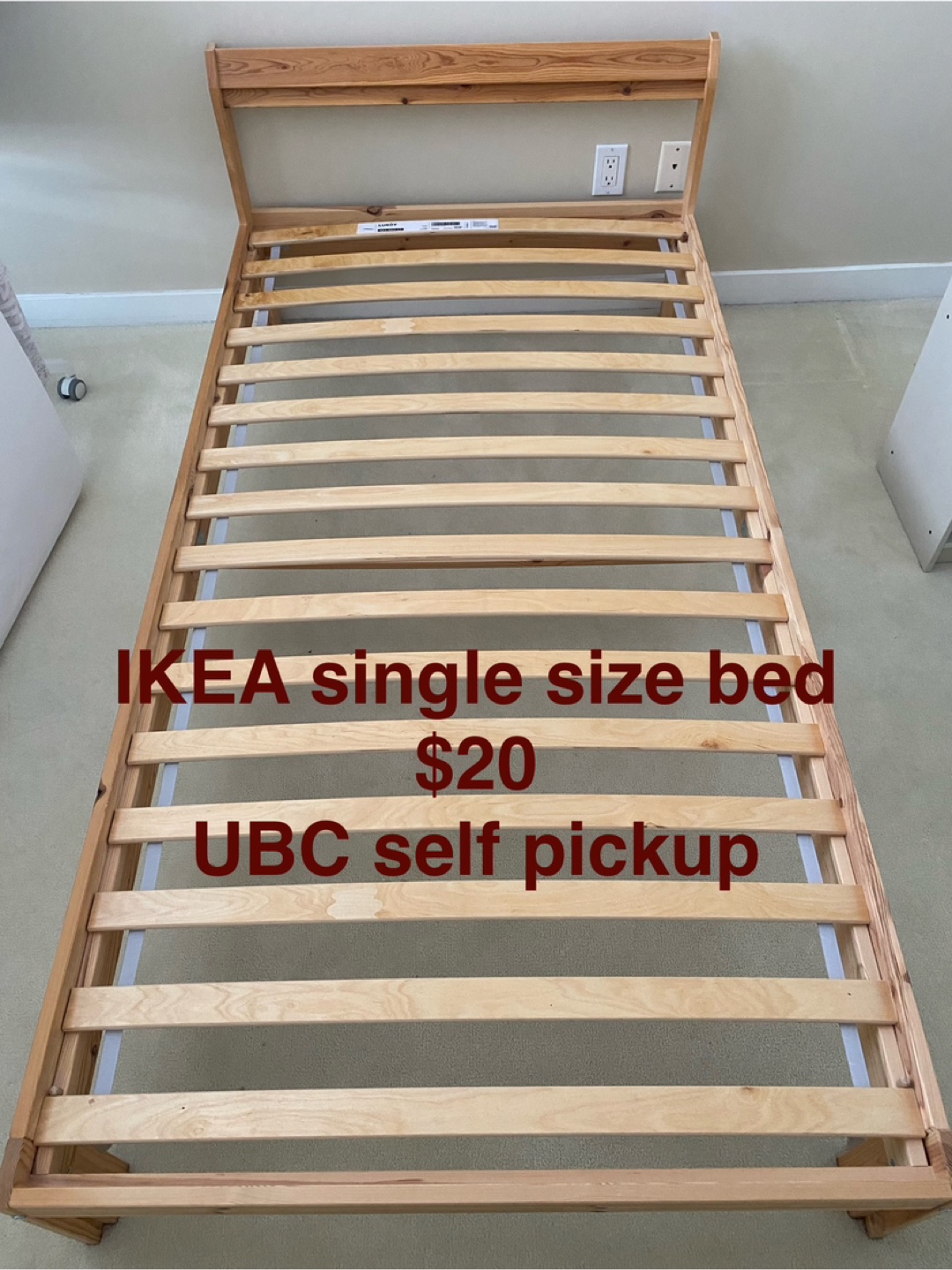 IKEA Single Bed Frame - $20