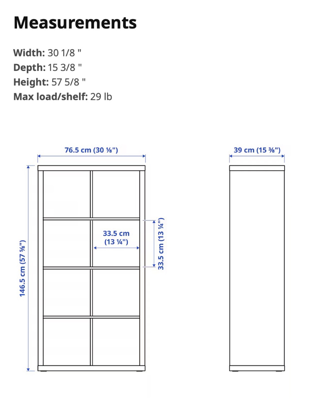 IKEA Kallax Shelving Unit - White - photo 2