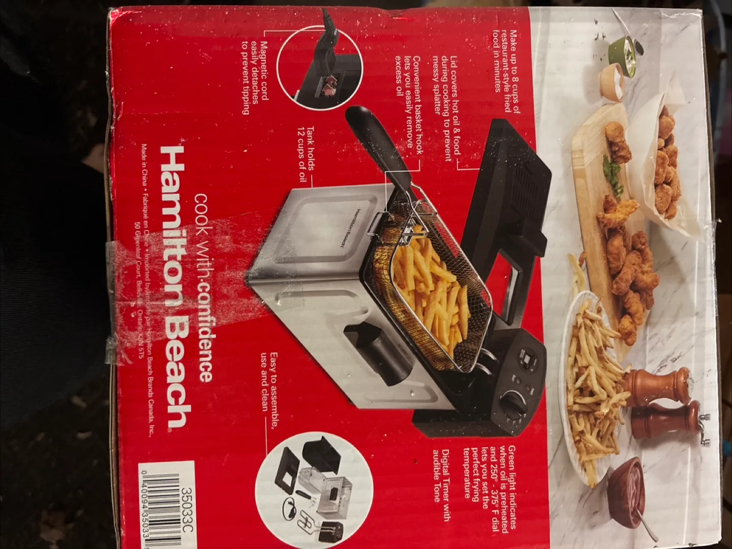 Hamilton Beach 12 Cup Deep Fryer - Brand New in Box image indicator(2)