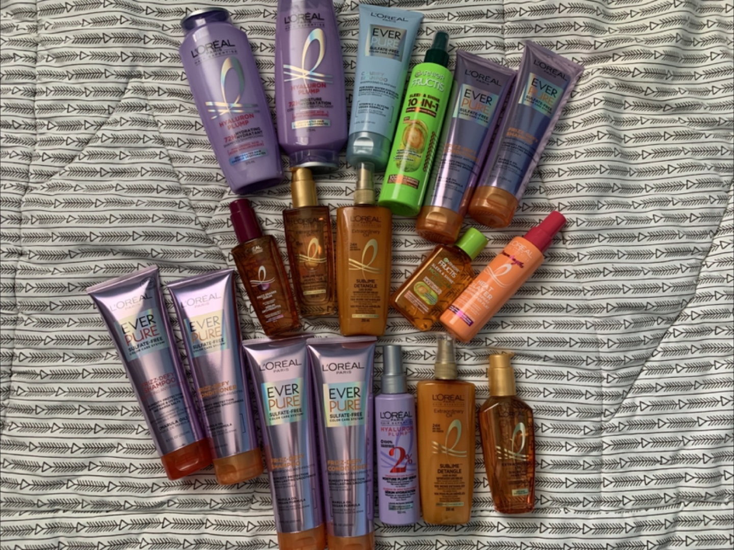 Bulk of L'Oréal Hair Products