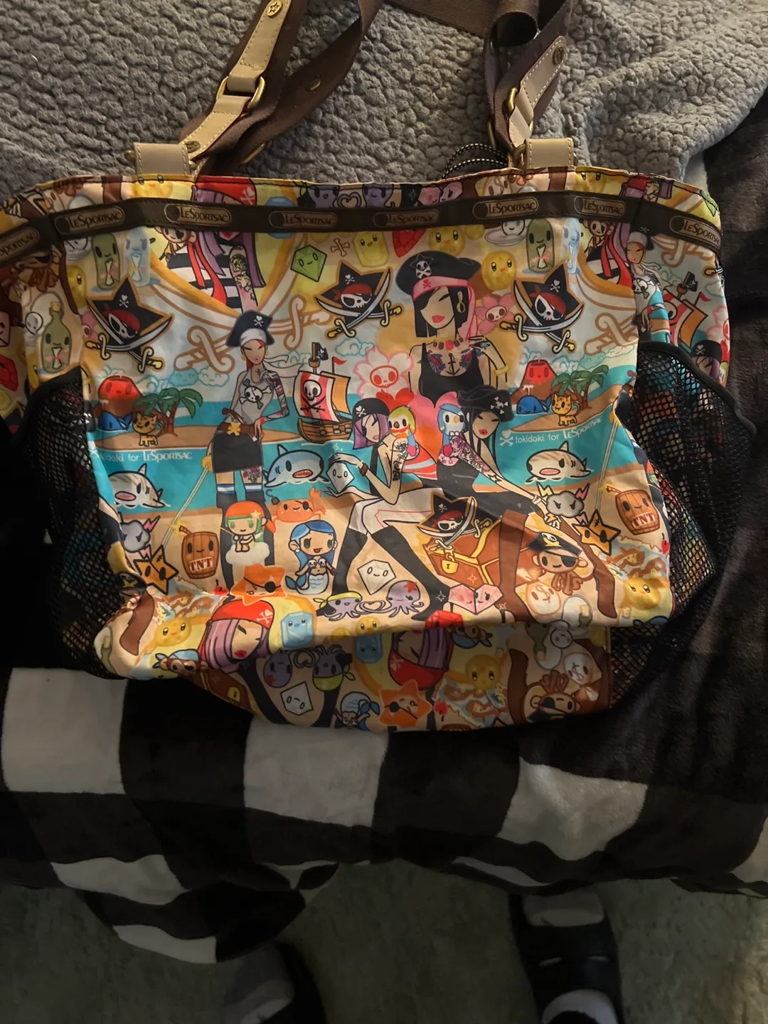 Lesportsac Tokidoki Pirate Tote Bag thumbnail