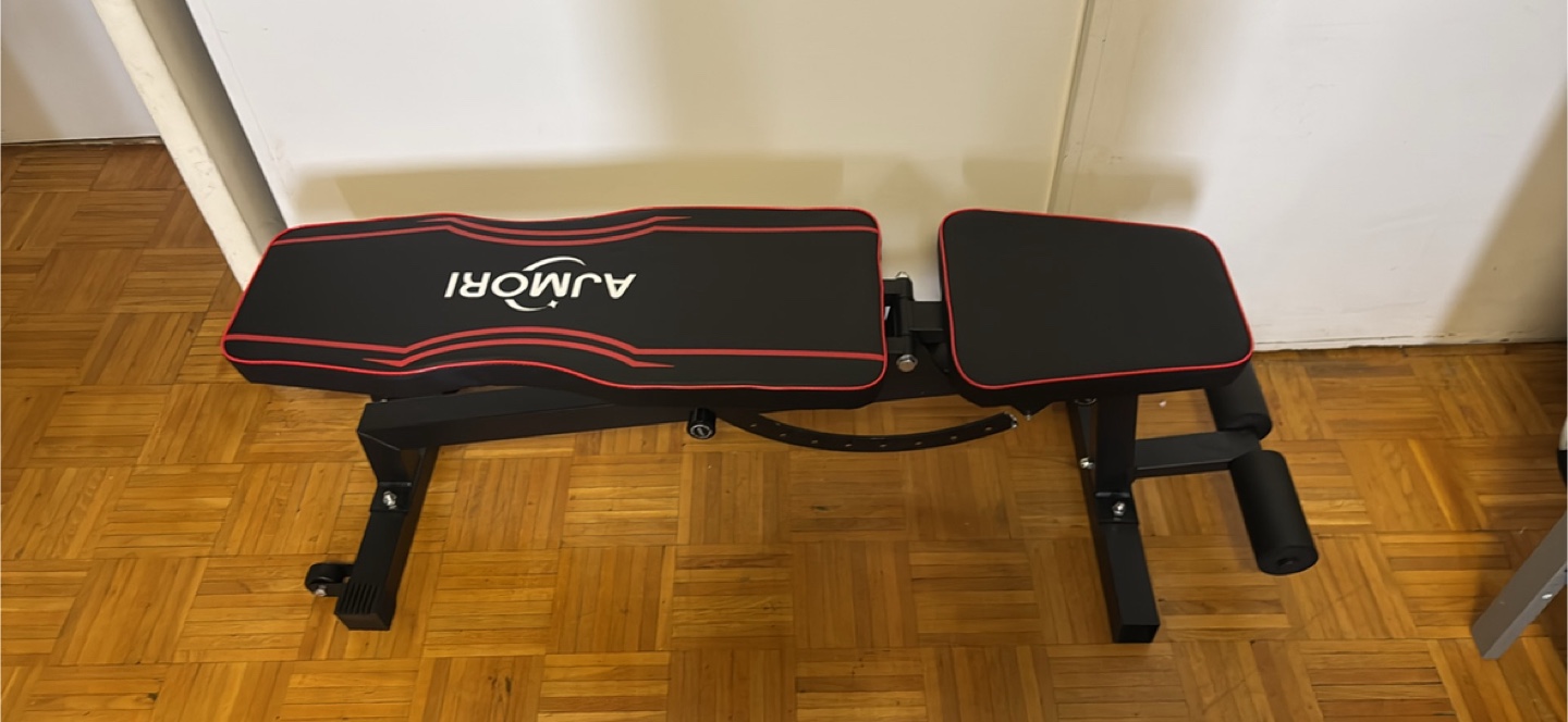 AJMORI Adjustable Weight Bench