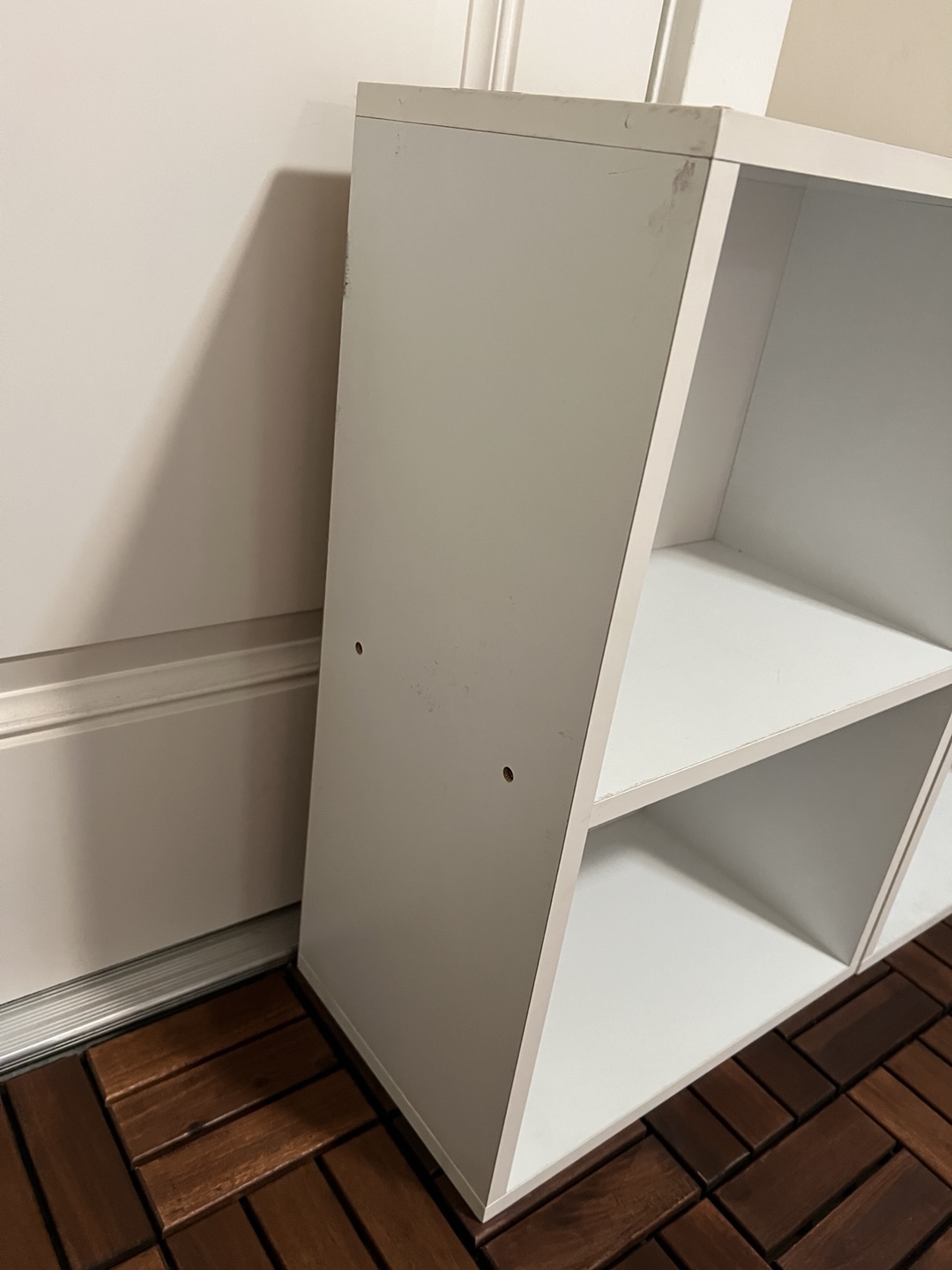 White Cube Storage Shelves - Set of Three - photo 3