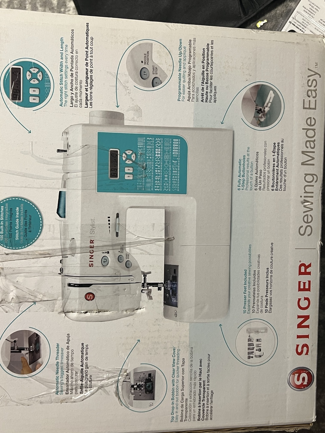 🚨- never used-Singer Stylist 7258 Sewing Machine - New in Box - photo 3