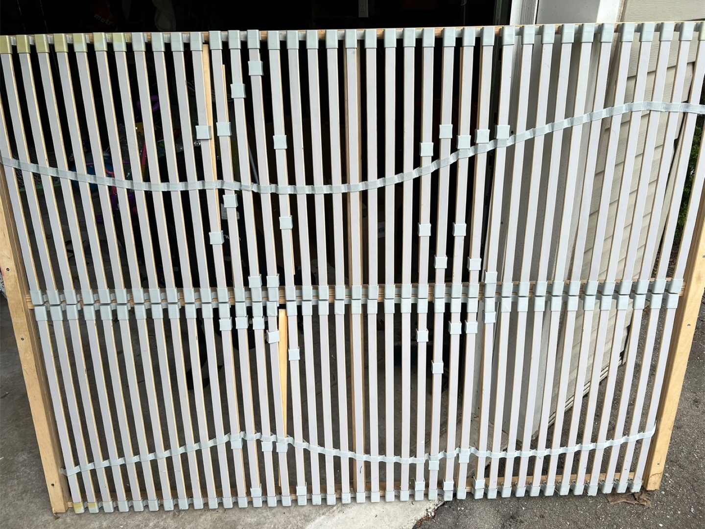 Used slatted bed base