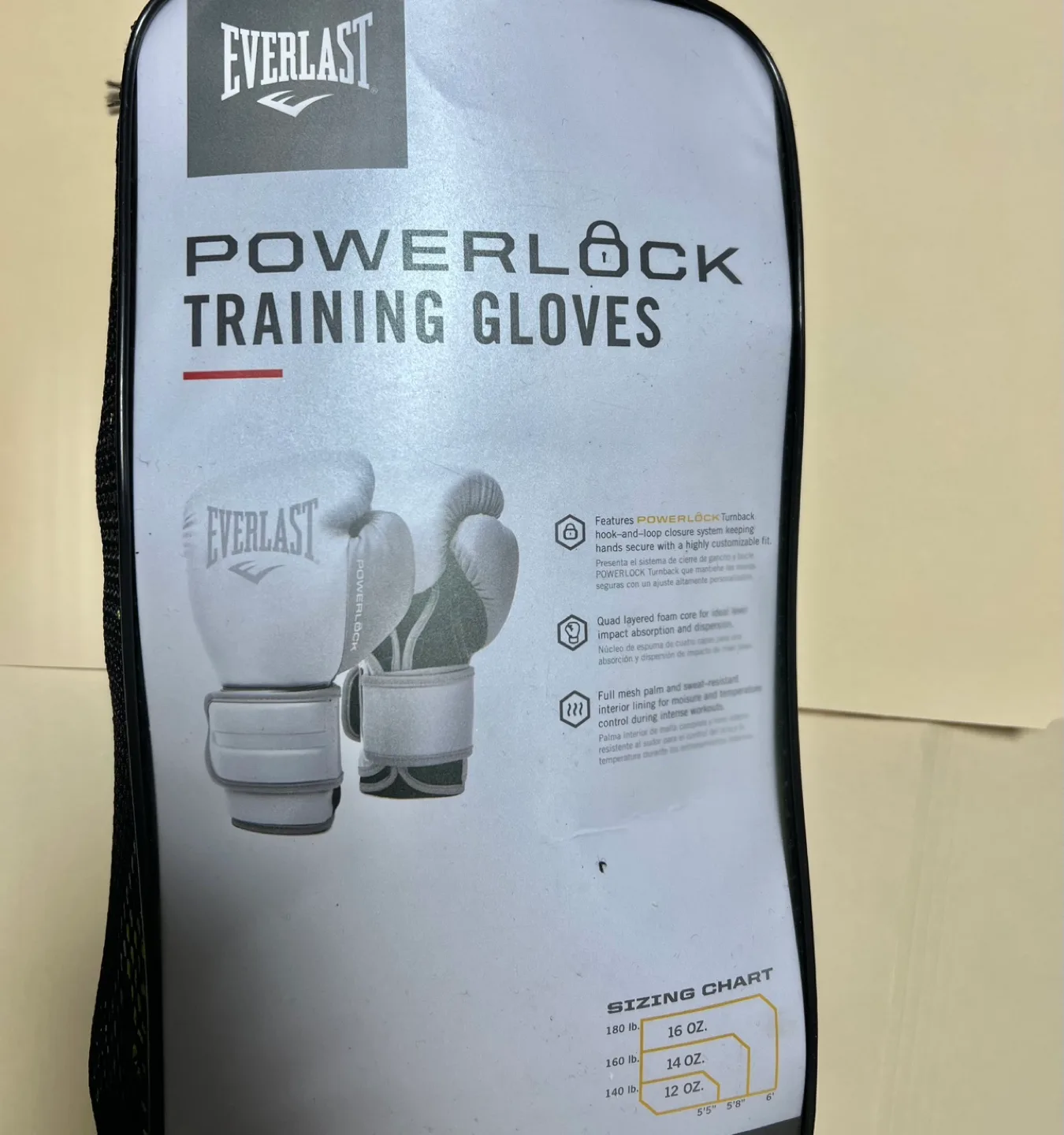 Everlast Powerlock Training Gloves image indicator(2)