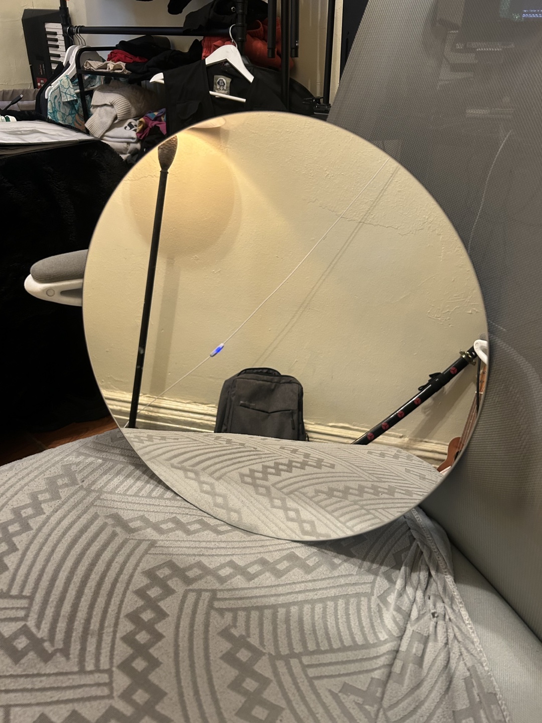 Small Round Mirror - Perfect for Vanity/Bathroom