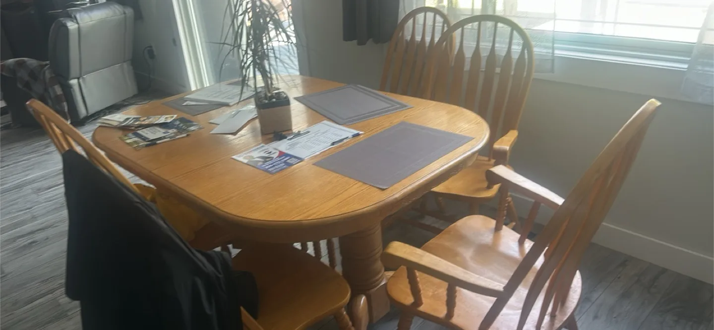 Solid Wood Dining Table Set