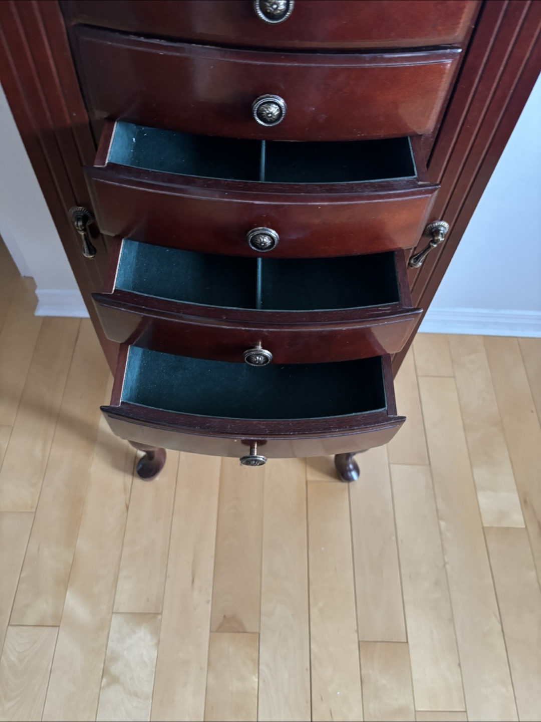 Large Wooden Jewelry Armoire - photo 5