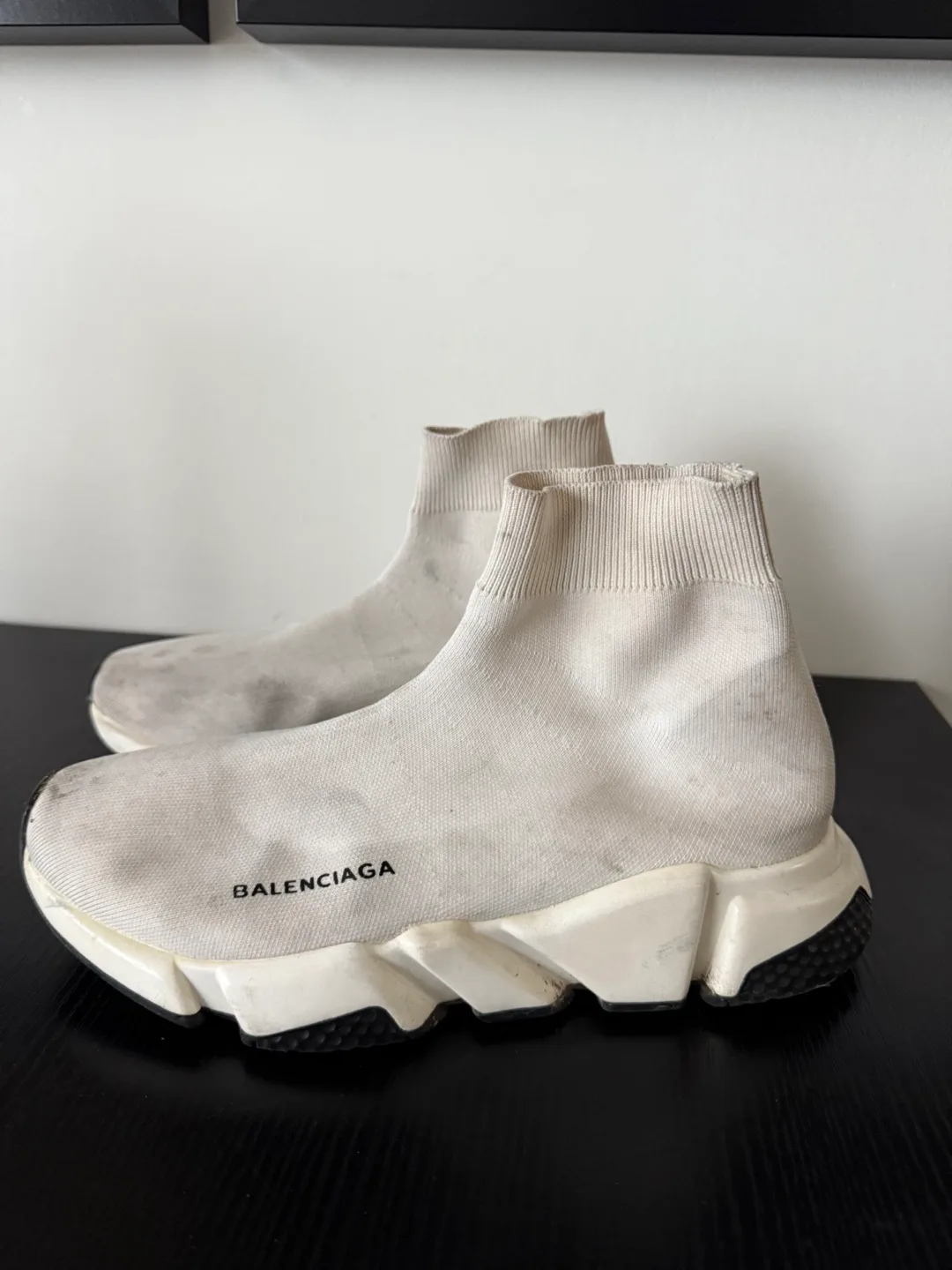 Balenciaga Speed Trainers - Off-White - Size 40 thumbnail