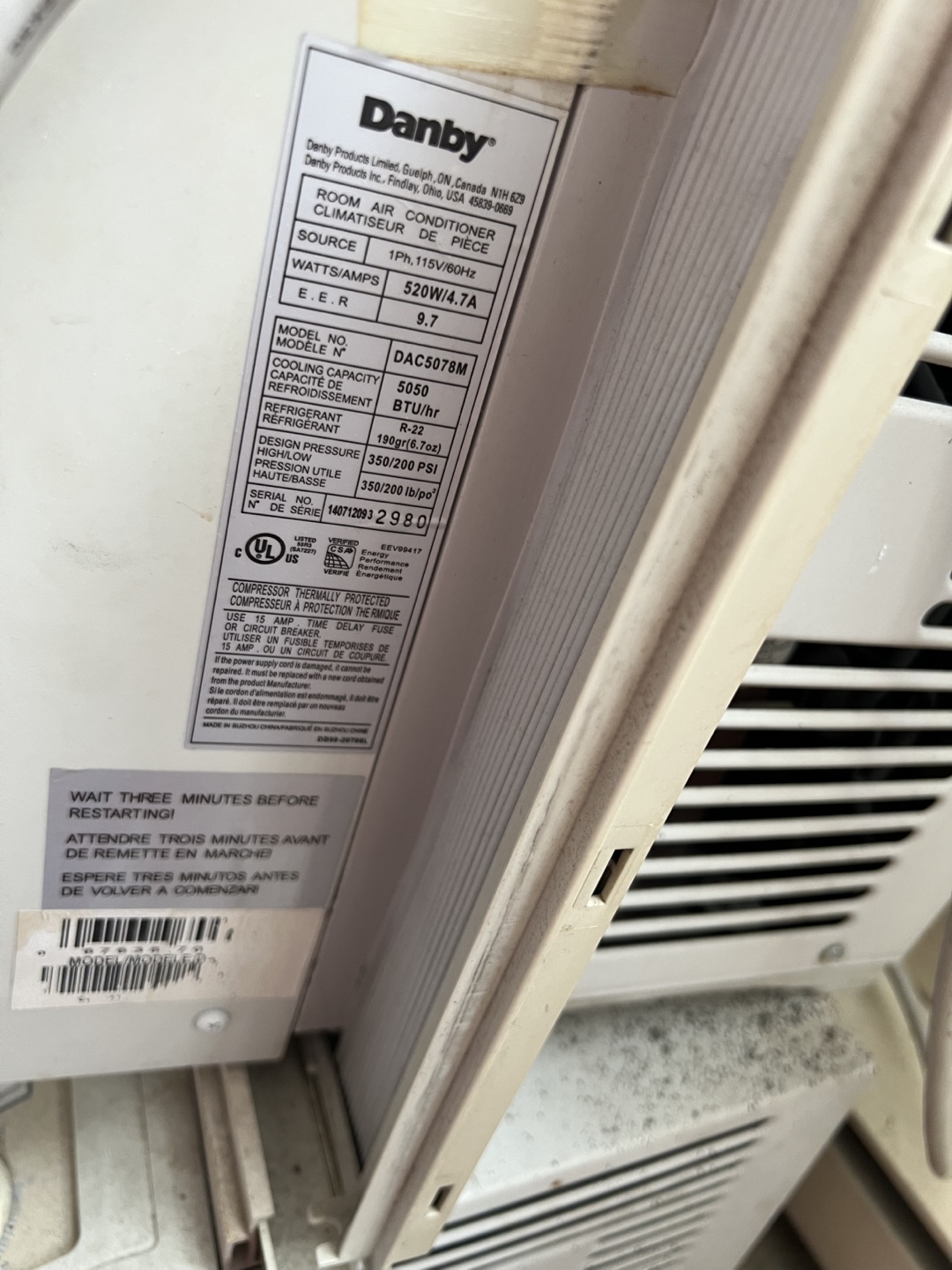 Two Danby Window Air Conditioners - photo 2