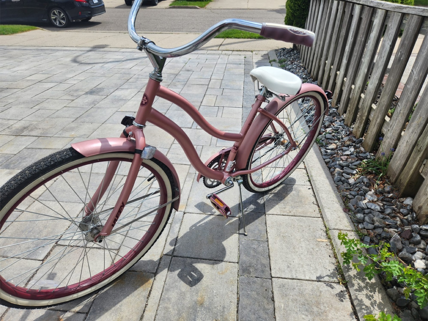 Vintage-Style Cruiser Bike - Rose Gold - photo 2