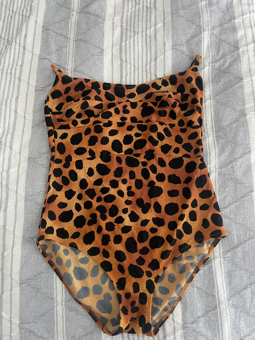 Leopard Print One-Piece Swimsuit thumbnail