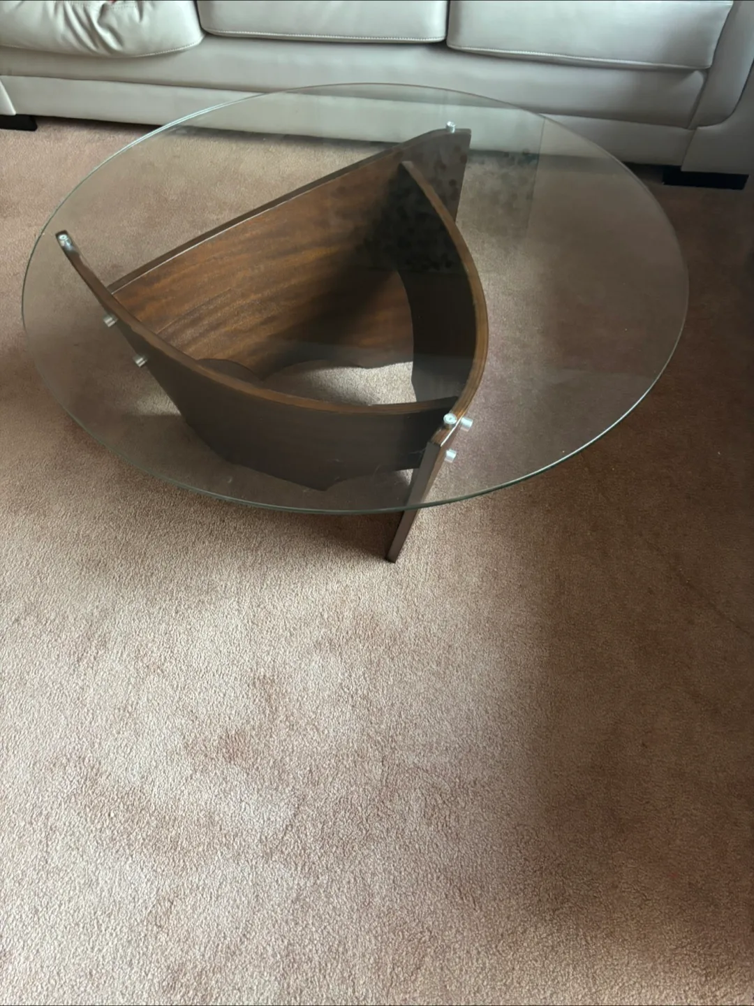 Modern Glass Top Coffee Table thumbnail