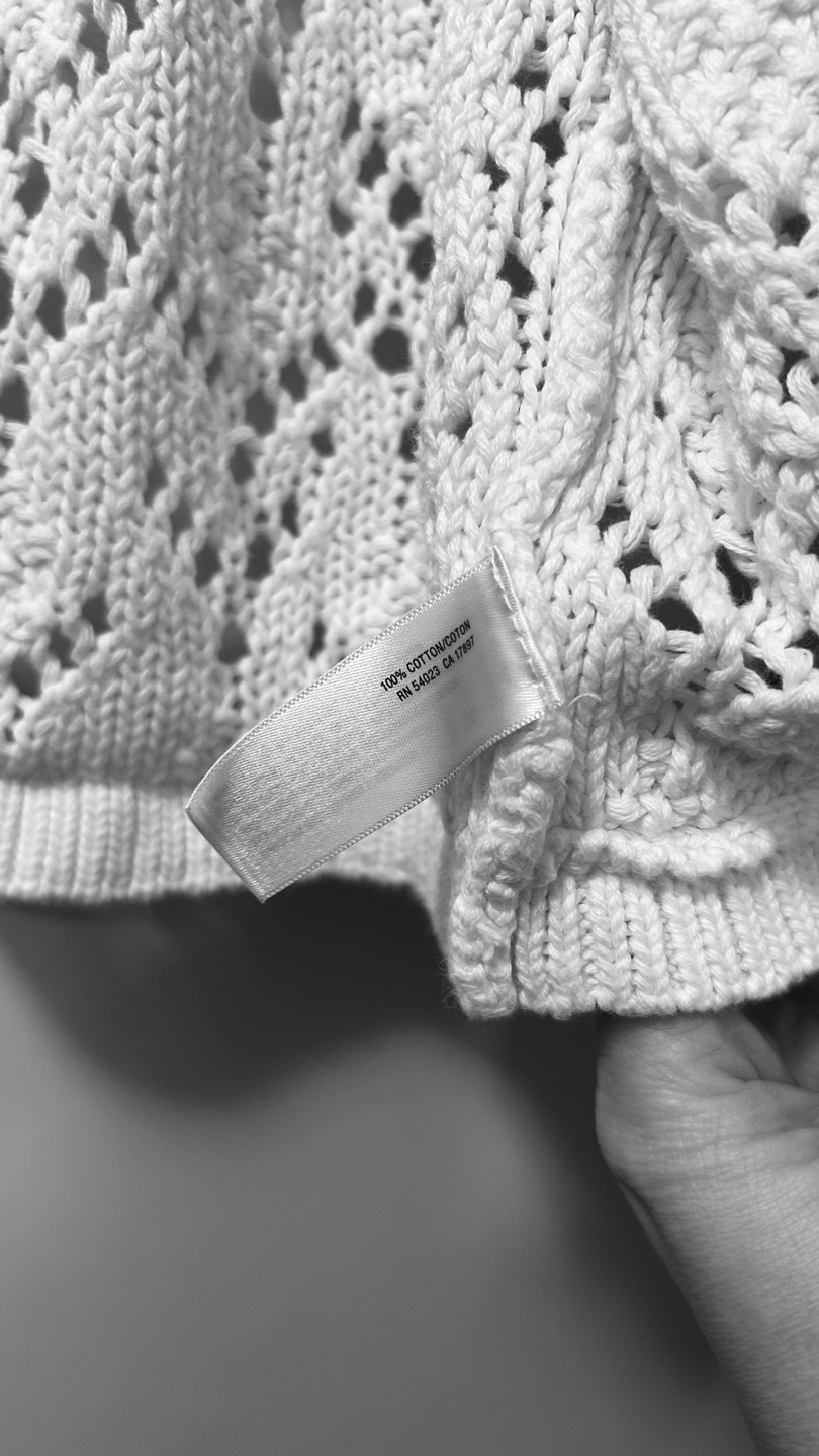 Old Navy White Crochet Cardigan - Size XL - photo 4
