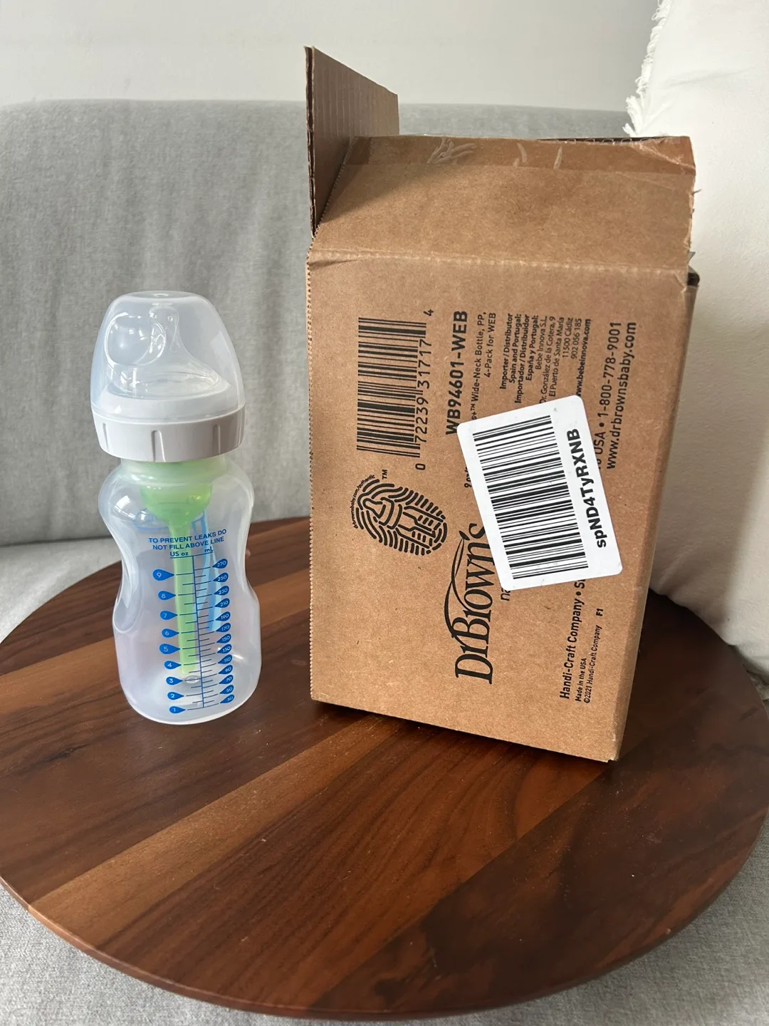 Dr Brown's Wide-Neck Baby Bottle - 4 Pack thumbnail