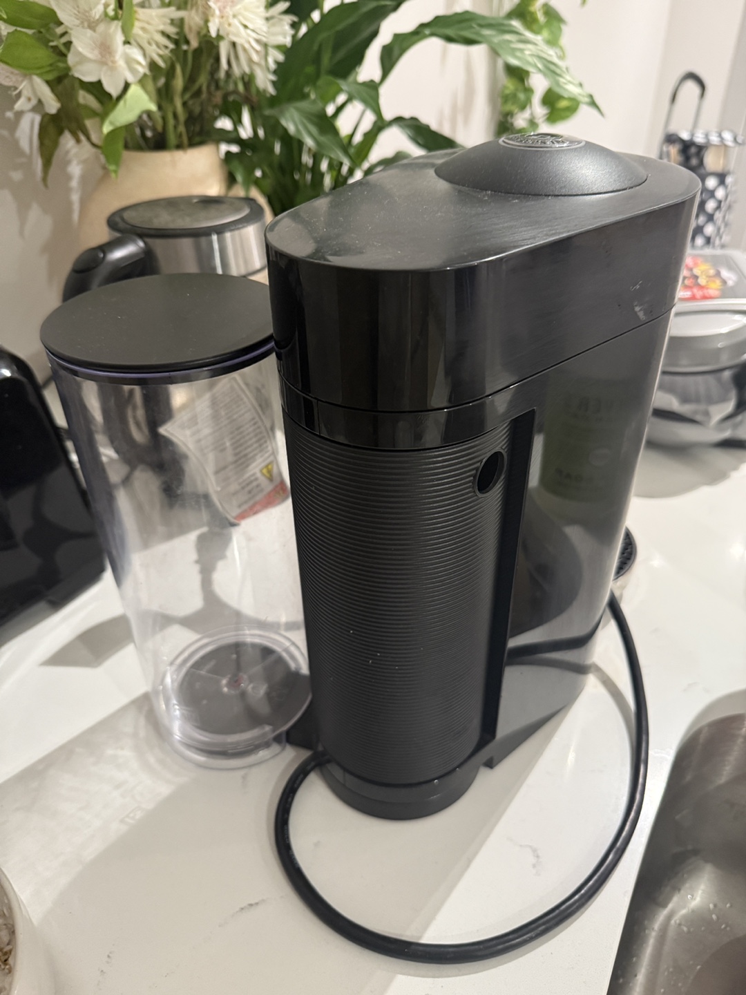 Nespresso VertuoPlus Deluxe Matte Black Coffee Machine - photo 2