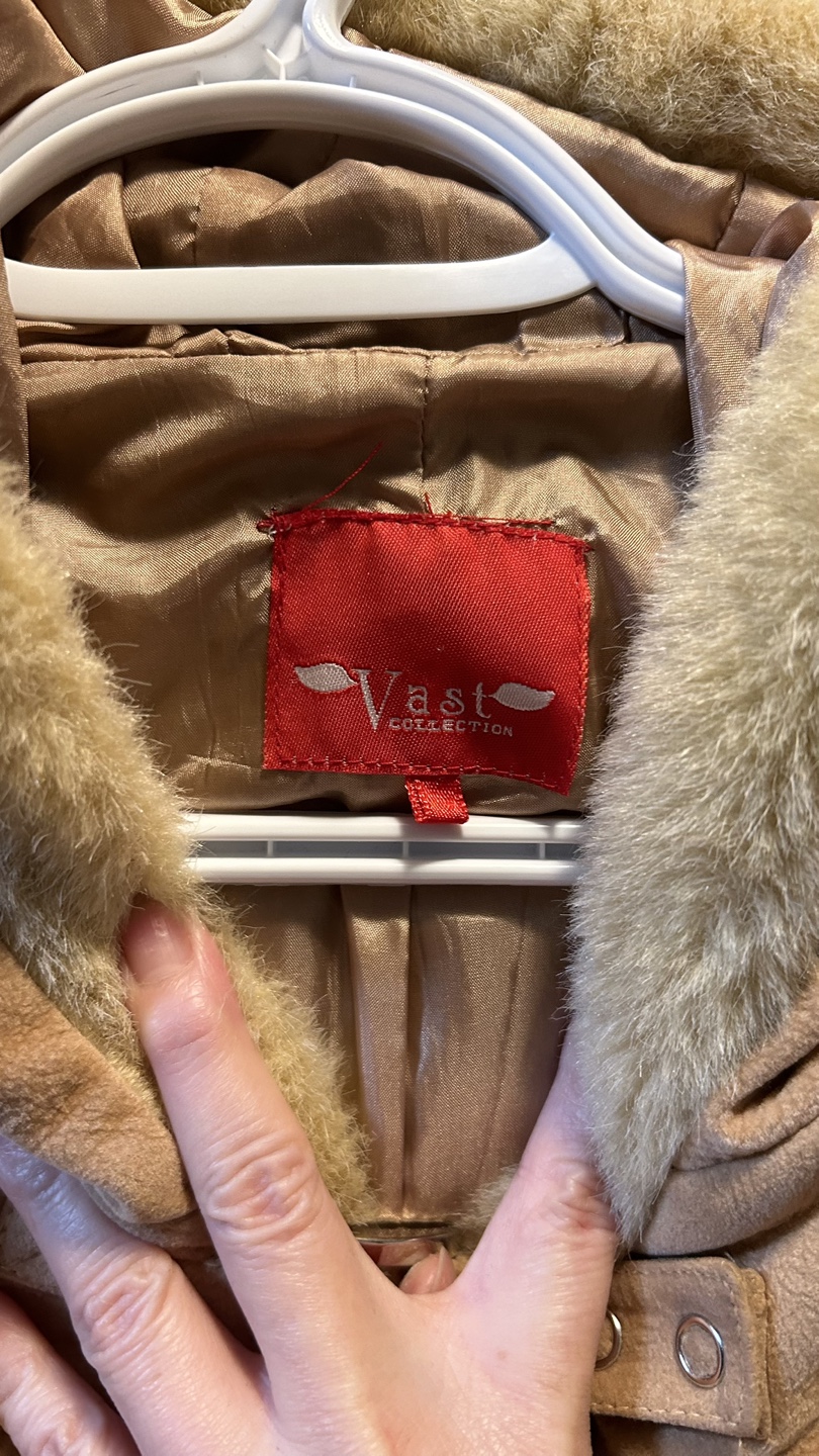 Vast Collection Faux Fur Trim Hooded Jacket - photo 2