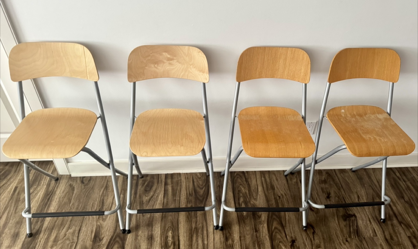 Set of 3 IKEA bar stools (3 left)