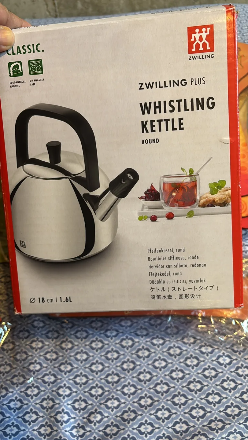 Zwilling Plus Whistling Kettle - Round, 1.6L thumbnail