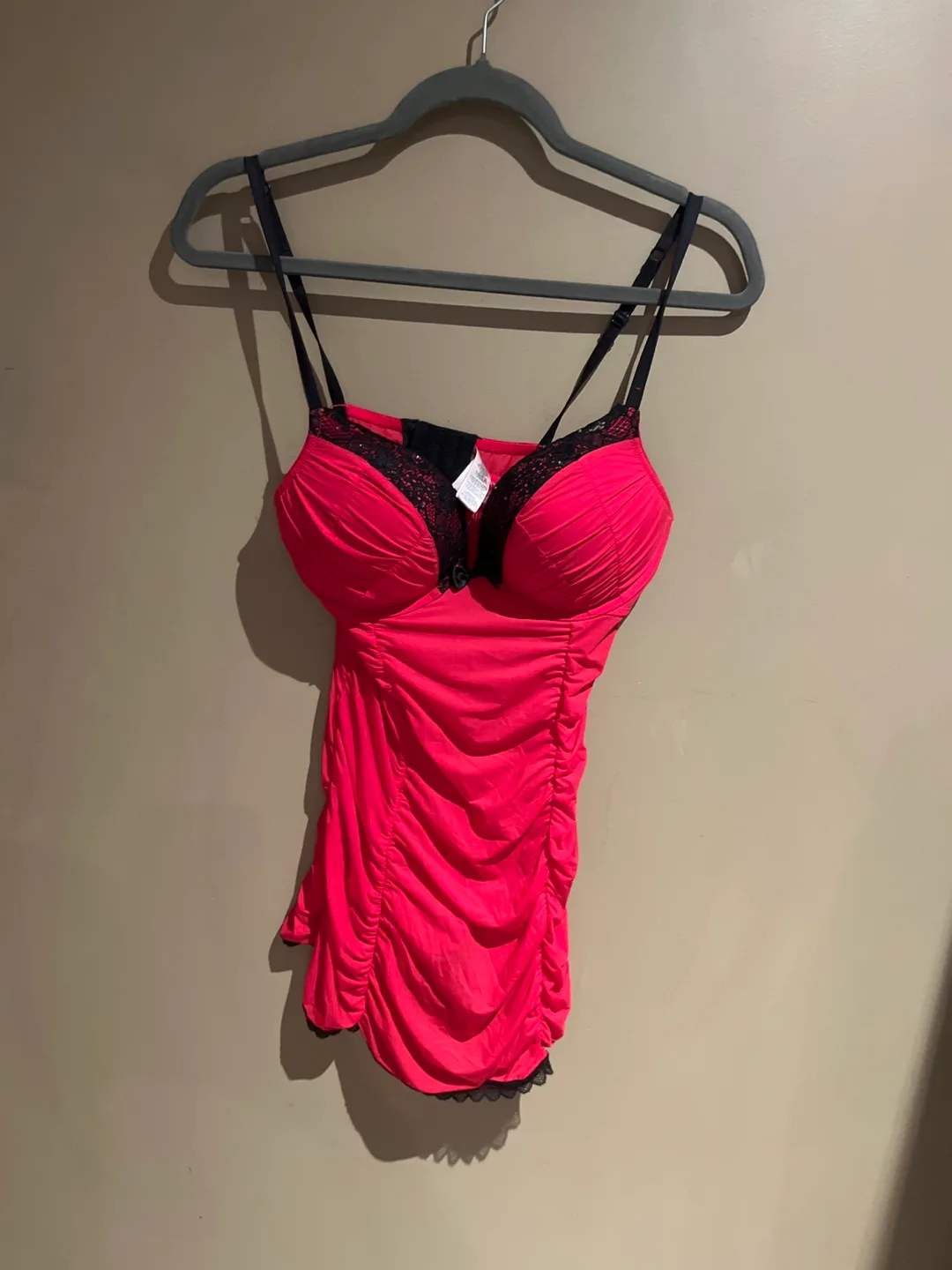 Pink and Black Chemise Lingerie thumbnail