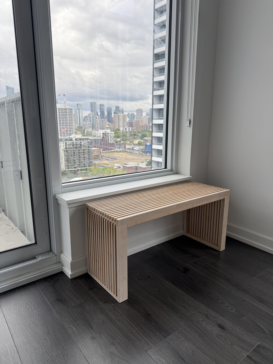 Modern Minimalist Wooden Bench - photo 2