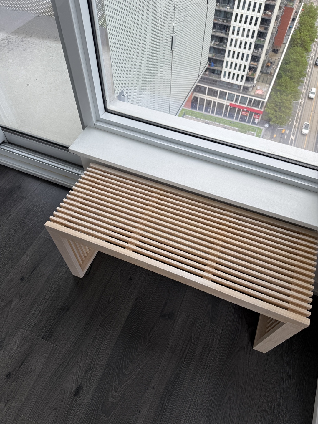 Modern Minimalist Wooden Bench