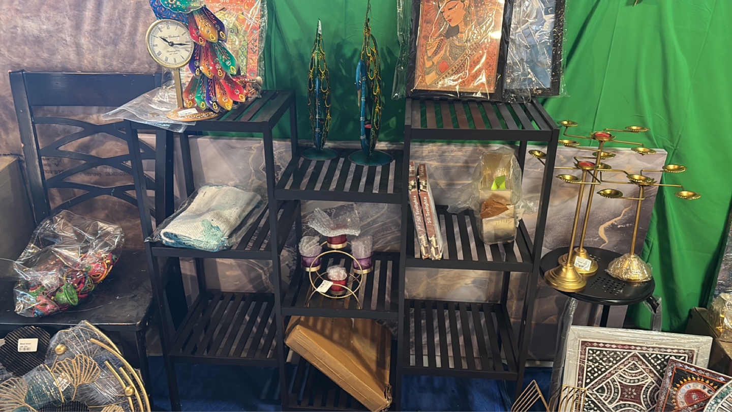 Black Modular Shelving Unit - photo 2