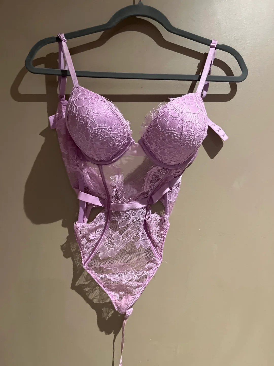 Lavender Lace Bodysuit thumbnail